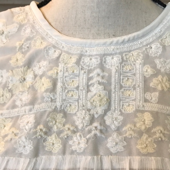 Free People Retro Sheer Blouse - Picture 5 of 7